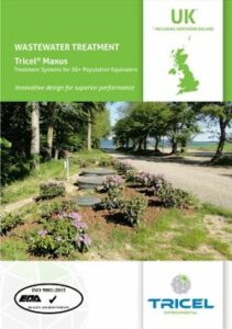 Download the brochure Tricel Maxus sewage treatment plant