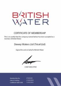 Download Certificate of Membership British Water for Tricel