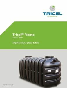 Download Manual Tricel Vento septic tank