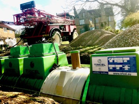 Tricel Novo installation in Dorset
