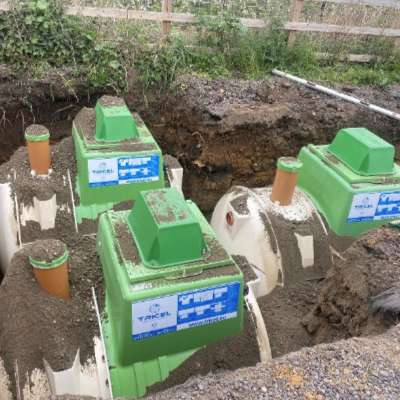Tricel Novo sewage treatment plants installation in Kent
